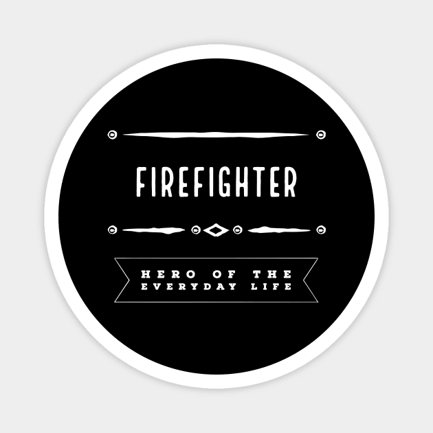 Firefighter | Pandemic everyday hero Magnet by TricheckStudio